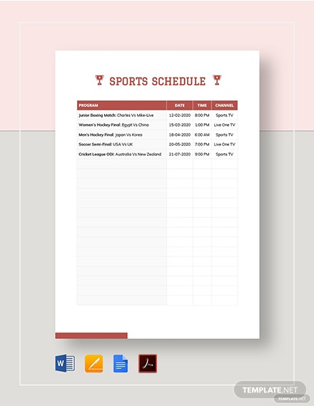 download sports schedule for mac calendar